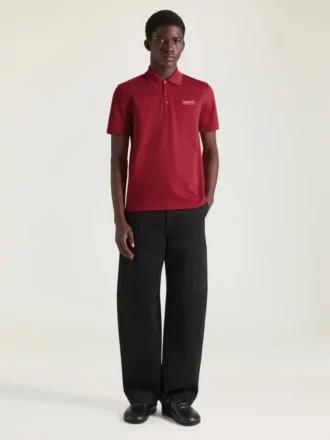 bawełnianą koszulką polo z grosgrainem Givenchy Paris bawełnianą koszulką polo z grosgrainem Givenchy Paris