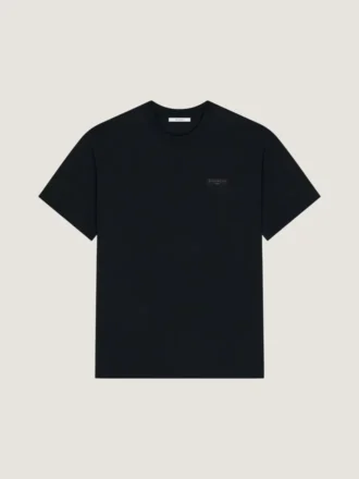 Bawełniana koszulka z groszkową taśmą Givenchy Paris Bawełniana koszulka z groszkową taśmą Givenchy Paris