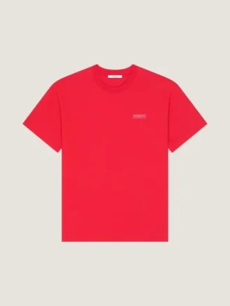 Bawełniana koszulka z groszkową taśmą Givenchy Paris Bawełniana koszulka z groszkową taśmą Givenchy Paris