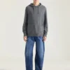 Bluza z kapturem z dzianiny kaszmirowej Bluza z kapturem z dzianiny kaszmirowej