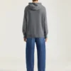 Bluza z kapturem z dzianiny kaszmirowej Bluza z kapturem z dzianiny kaszmirowej