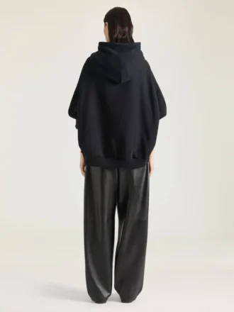 Bluza z kapturem z polaru z nadrukiem taśmy Givenchy