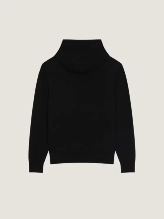 Bluza z kapturem z wełny i kaszmiru z haftowanym napisem Givenchy Paris