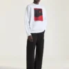 Bluza z polaru z nadrukiem w stylu surrealistycznym Bluza z polaru z nadrukiem w stylu surrealistycznym