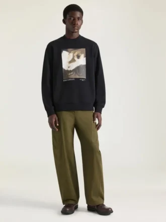 Bluza z polaru z nadrukiem w stylu surrealistycznym Bluza z polaru z nadrukiem w stylu surrealistycznym