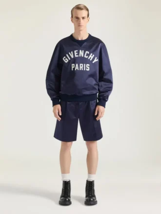 Bluza z satyny z haftem Givenchy Paris Bluza z satyny z haftem Givenchy Paris