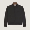 Bluza z zamkiem błyskawicznym z wełny z napisem Givenchy Paris Gros Grain Bluza z zamkiem błyskawicznym z wełny z napisem Givenchy Paris Gros Grain