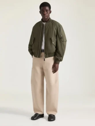 Bomber z szyciem couture z bawełny z nadrukiem stempla Givenchy Bomber z szyciem couture z bawełny z nadrukiem stempla Givenchy