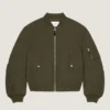 Bomber z szyciem couture z bawełny z nadrukiem stempla Givenchy Bomber z szyciem couture z bawełny z nadrukiem stempla Givenchy