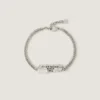 Bransoletka Givenchy Tape z metalu i emalii Bransoletka Givenchy Tape z metalu i emalii
