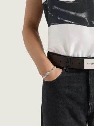 Bransoletka Givenchy Tape z metalu i emalii Bransoletka Givenchy Tape z metalu i emalii