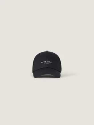 Czapka z haftowanym napisem „Givenchy Paris” z bawełny Czapka z haftowanym napisem „Givenchy Paris” z bawełny
