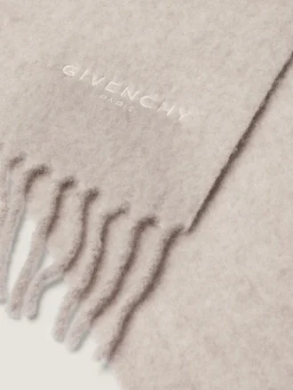 Duży szalik Givenchy Paris z wełny alpaki Duży szalik Givenchy Paris z wełny alpaki
