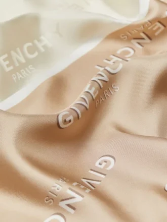 Dwukolorowa jedwabna chustka Givenchy Shadow