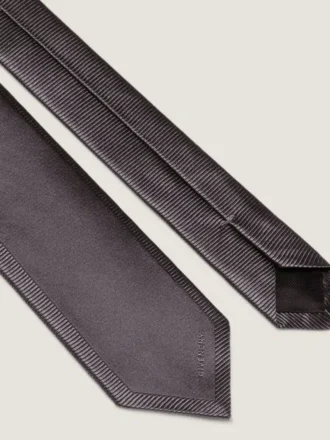 Jedwabny krawat Givenchy z żakardowymi detalami