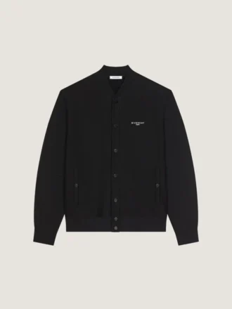 Kardigan Couture Seam z polaru z haftem Givenchy Paris Kardigan Couture Seam z polaru z haftem Givenchy Paris