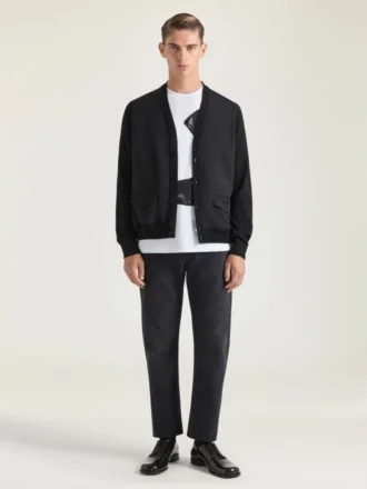 Kardigan z dzianiny bawełnianej z żakardowym wzorem Givenchy Paris Kardigan z dzianiny bawełnianej z żakardowym wzorem Givenchy Paris