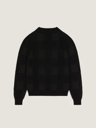 Kardigan zapinany na zamek, wykonany z bawełny, z haftowanym napisem „Givenchy Paris”