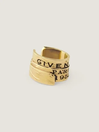 Kolczyk typu earcuff Givenchy Tape z metalu i emalii Kolczyk typu earcuff Givenchy Tape z metalu i emalii