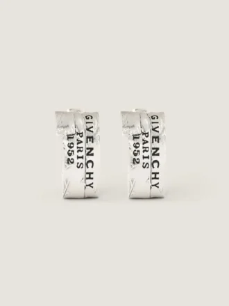 Kolczyki Givenchy Tape z metalu i emalii