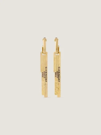 Kolczyki Givenchy Tape z metalu i emalii