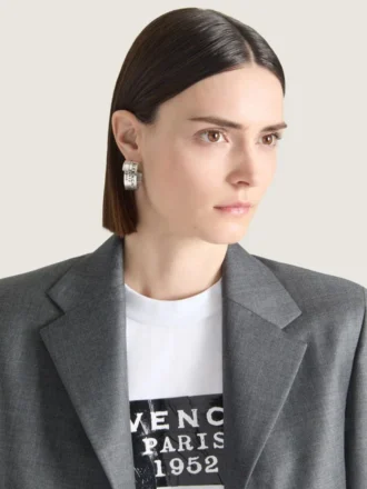 Kolczyki Givenchy Tape z metalu i emalii