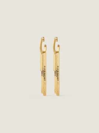 Kolczyki Givenchy Tape z metalu i emalii