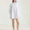 Koszula typu kokon z popeliny z haftem Givenchy Koszula typu kokon z popeliny z haftem Givenchy
