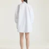Koszula typu kokon z popeliny z haftem Givenchy Koszula typu kokon z popeliny z haftem Givenchy