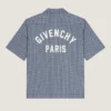 Koszula w kratę z bawełny z haftem Givenchy Paris Koszula w kratę z bawełny z haftem Givenchy Paris