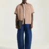 Koszula z bawełny z szwem couture i naszywką Givenchy Paris Koszula z bawełny z szwem couture i naszywką Givenchy Paris