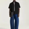 Koszula z bawełny z szwem couture i naszywką Givenchy Paris Koszula z bawełny z szwem couture i naszywką Givenchy Paris