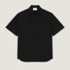 Koszula z bawełny z szwem couture i naszywką Givenchy Paris Koszula z bawełny z szwem couture i naszywką Givenchy Paris