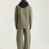 Koszula z szwami couture z barwionego dżinsu Koszula z szwami couture z barwionego dżinsu