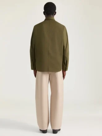 Koszula z szwami couture z bawełny z naszywką Givenchy Paris