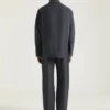 Koszula z szwami couture z flaneli Koszula z szwami couture z flaneli