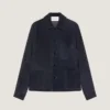 Koszula z zamszu z szwami w stylu haute couture Koszula z zamszu z szwami w stylu haute couture