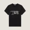 Koszulka bawełniana z nadrukiem taśmy Givenchy Koszulka bawełniana z nadrukiem taśmy Givenchy