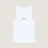 Koszulka bez rękawów Slim Fit z bawełny z nadrukiem Givenchy Paris Koszulka bez rękawów Slim Fit z bawełny z nadrukiem Givenchy Paris