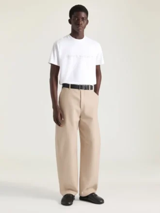 Koszulka z bawełny i jedwabiu z żakardowym wzorem Givenchy Paris Koszulka z bawełny i jedwabiu z żakardowym wzorem Givenchy Paris