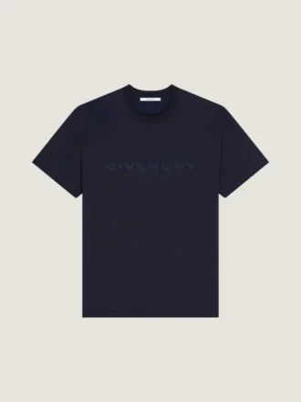 Koszulka z bawełny i jedwabiu z żakardowym wzorem Givenchy Paris Koszulka z bawełny i jedwabiu z żakardowym wzorem Givenchy Paris
