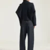 Krótki płaszcz typu pea coat z wełny Krótki płaszcz typu pea coat z wełny