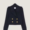 Krótki płaszcz typu pea coat z wełny Krótki płaszcz typu pea coat z wełny