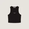 Krótki top z bawełny z nadrukiem Givenchy Paris Krótki top z bawełny z nadrukiem Givenchy Paris