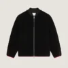 Kurtka polarowa z haftem „Givenchy Paris” i szwami w stylu haute couture Kurtka polarowa z haftem „Givenchy Paris” i szwami w stylu haute couture