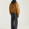 Kurtka raglanowa z szwami couture, wykonana ze skóry Kurtka raglanowa z szwami couture, wykonana ze skóry