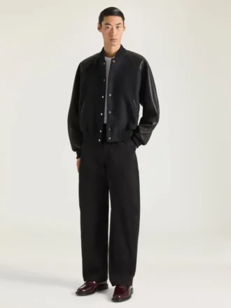 Kurtka z mieszanki materiałów z haftem Givenchy Paris Kurtka z mieszanki materiałów z haftem Givenchy Paris