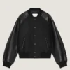 Kurtka z mieszanki materiałów z haftem Givenchy Paris Kurtka z mieszanki materiałów z haftem Givenchy Paris