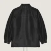 Kurtka z polifailu z szwami couture i naszywką Givenchy Paris Kurtka z polifailu z szwami couture i naszywką Givenchy Paris