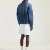Kurtka z szwami couture z ciemnoniebieskiego denimu Kurtka z szwami couture z ciemnoniebieskiego denimu